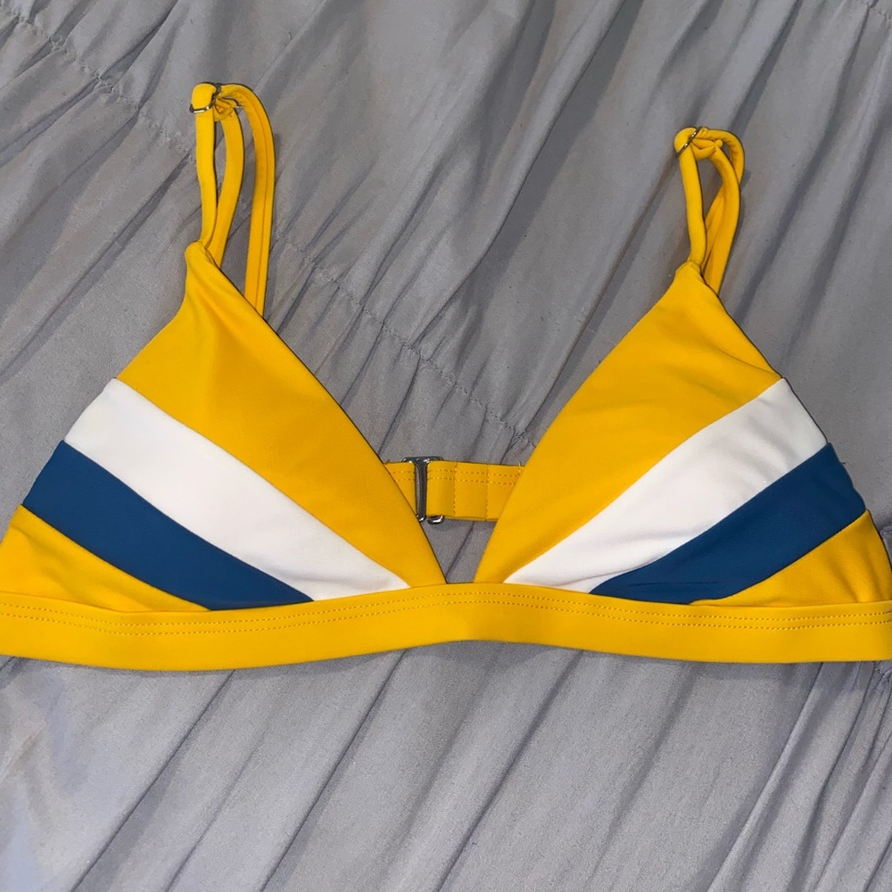 Damsel color-block bikini top